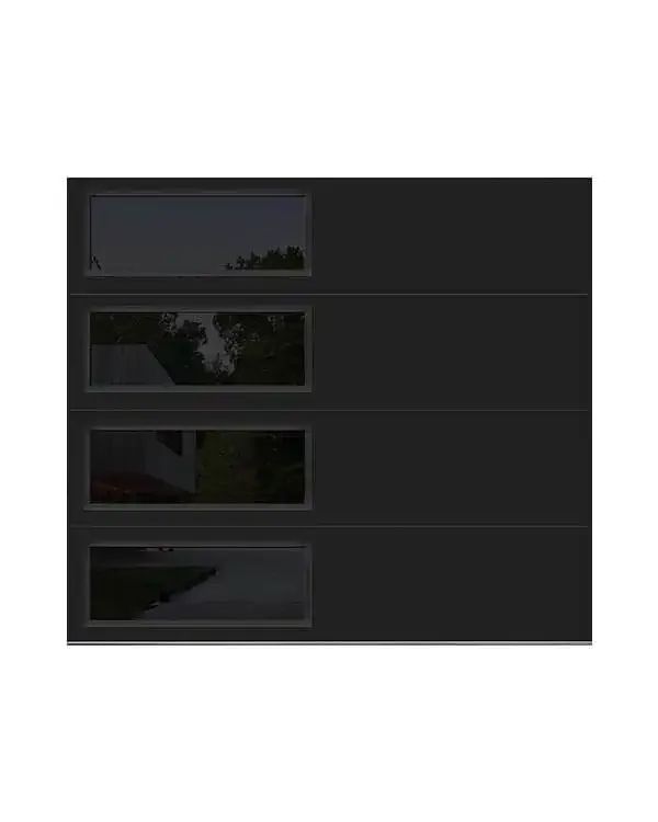 garage door with windows on side, WANJIA Hiseng